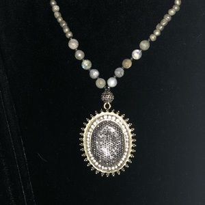 Semi Precious Beaded Necklace